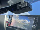 純正前方ドラレコです。もしもの時にしっかり記録が残ります。ナビの画面で映像確認ができます。