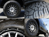 タイヤはフレックスオリジナルXELF AW&times;YOKOHAMAジオランダー(275/70/16)です