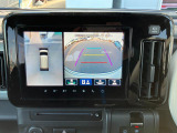 【全方位カメラ】フロントグリル、ドアミラー、バックドアにカメラが付いていて、駐車の時にナビ画面で自車位置を確認出来ますよ!車は今どの位置?障害物はないかな?など確認ができて安心です♪