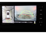 車両を上から見たような映像表示するパノラミックビューモニター付き!