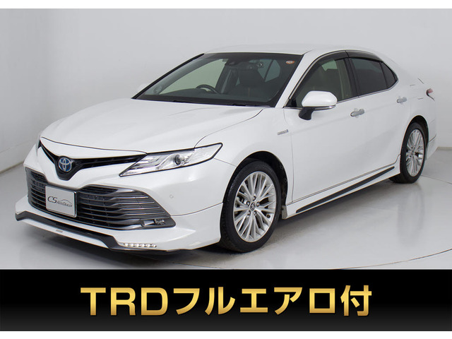 カムリ2.5 G レザーパッケージTRDエアロ 黒革 禁煙 BSM JBLサウンド