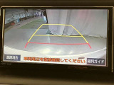 車庫入れや後方操作をサポート!苦手な駐車も安心のバックモニター付きです♪ガイド線も表示されますので、どこまで下がれば良いか目安にもなります☆