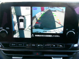 アラウンドビューモニター。空の上から見下ろすような視点でスムース駐車。