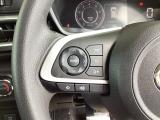 ステアリング左手側にオーディオ関連のコントロールスイッチを配置しています。操作時は視線を逸らすことなく運転に集中できます。