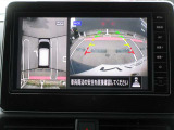 上空から見下ろしているかのように駐車できるアラウンドビューモニター。車庫入れや縦列駐車に役立ちます。