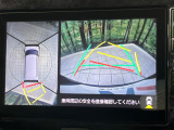 【パノラマモニター】専用のカメラにより、上から見下ろしたような視点で360度クルマの周囲を確認することができます☆死角部分も確認しやすく、狭い場所での切り返しや駐車もスムーズに行えます。