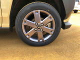 オシャレは足元から。アルミホイールはいてます!