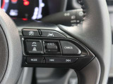 レーダークルーズコントロール(全車速追従機能付)付きです。車速に応じて追従支援してくれるので、ロングドライブも快適です。詳細は販売店スタッフまでおたずねください。