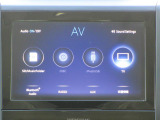 ナビゲーションのAV機能画面を表示しております。