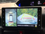 【マルチテレインモニター】車のフロントやサイドのカメラ画像を同時にモニター表示することで、悪路や狭い道を走行時でも周囲の状況確認ができ安心!本格SUVにうれしい装備です♪