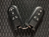 スマートキーを装備しています☆カギをカバンやポケットに入れて頂いた状態でドアロックの開閉やエンジンスタートをして頂けますよ!とても便利な装備です!