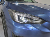 明るいLEDヘッドライト!夜間の視界を確保!ライト点灯の立ち上がりが早く広角に前方を照らします!