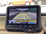 便利な3ビュー切り替え、ガイド線表示付きのバックカメラです。後退時、後方の視界をサポートします