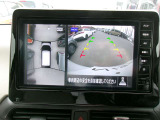 アラウンドビュ-モニタ-装備。上から見下ろしているような映像が表示されるので、車庫入れ時も安心です!