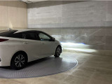 LEDヘッドランプです。十分な明るさを保ちつつも消費電力が少なく、バルブ寿命も長いのが特徴です。瞬時にMAXの光量を発揮するのもLEDならではです。