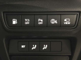 運転席回りのスイッチで安全装備のON/OFFも簡単に!