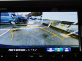 後退や車庫入れ時に安心のバックカメラ付き!夜間や雨天などの視界の悪いシーンでも視えて安心ですね♪