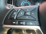 ステアリングスイッチ付きです♪ハンドルから手を放さずにオーディオ操作やメーターディスプレイ操作ができるので、安全です!