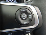 クルーズコントロールが付いています。一度速度を設定すると、アクセルを踏まなくても一定に速度を保ってくれる優れた装備です。高速道路を走行するのに便利です。