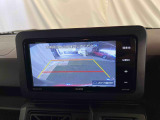 見えづらい車体後方部を映像で映し出してしっかりサポート!難しいバック駐車も安心です♪
