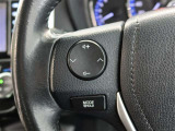 ステアリングスイッチ付き。前方から目を離すことなく操作することが可能です。