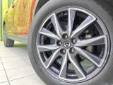 【純正19インチアルミホイール】外観にマッチした純正アルミホイールを装着しております。各種社外アルミホイールや、スタッドレスタイヤも取扱いしております。是非ご相談ください♪