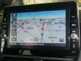 純正9インチモニターナビ付きです!大きくて見やすく目的地まで案内してくれるので、遠距離ドライブも安心です♪