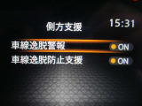 車線逸脱防止機能付き♪ふらつき防止も兼ねており安全装備でもありますね♪白線をまたいで走行しますと警報音でお知らせしてくれますので、長距離ドライブ時など安心です。