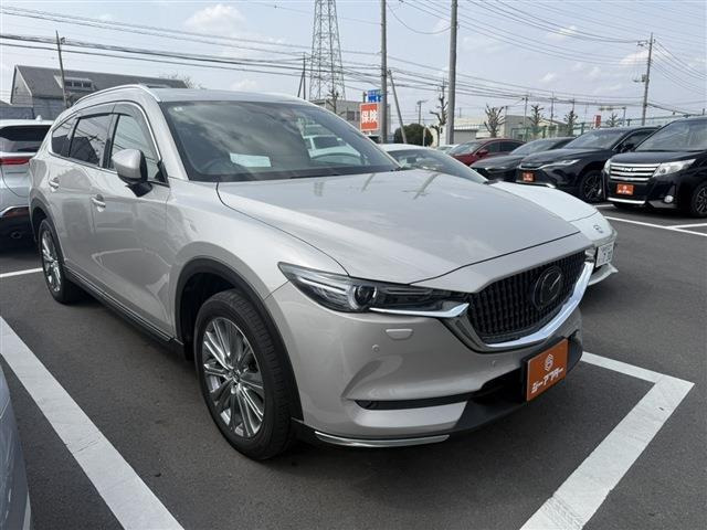 CX-8 2.2 XD エクスクルーシブ モード 4WD 禁煙車 電動サンルーフ 赤革シート