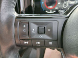 ステアリングスイッチにてメーターとナビ操作が可能です