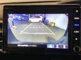 バックモニター付きで、車庫入れやバック時の後方確認をサポート。