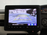 バックカメラの画像です。ガイドラインがスムースな車庫入れをサポートいたします!車庫入れの安心感がアップしますね☆