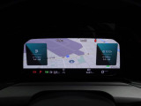 デジタルメータークラスター【Digital Cockpit Pro】付き車両。メーター内にナビゲーションが表示されます。