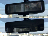 スマートルームミラーなので後席に人や大きな荷物があっても後方確認がしやすいです。