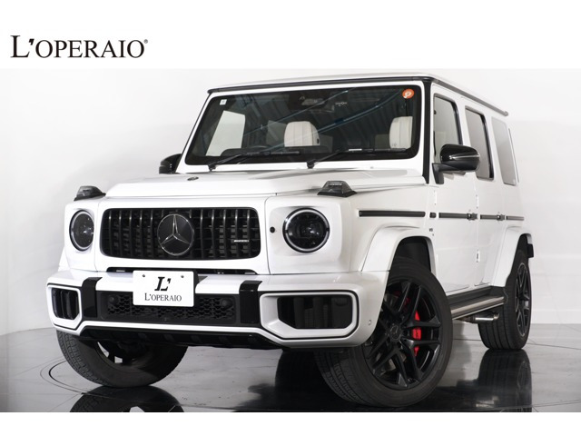 Gクラス AMG G63 ローンチ エディション (ISG) 4WD 1オーナー 有償色 白革 マヌファ...