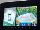 【全方位モニター用カメラ】専用のカメラにより、上から見下ろしたような視点で360度クルマの周囲を確認することができます☆死角部分も確認しやすく、狭い場所での切り返しや駐車もスムーズに行えます。