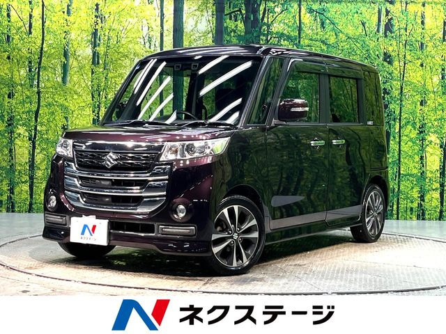 スペーシアカスタム Zターボ デュアルカメラブレーキサポート 4WD 