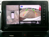 アラウンドビューモニター。空の上から見下ろすような視点でスムース駐車。