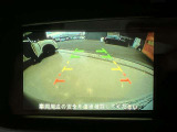 バックカメラが装着されています。ガイド機能付きなので後方の距離もつかみやすくなっています