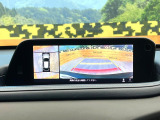 【360&deg;ビューモニター】専用のカメラにより、上から見下ろしたような視点で360度クルマの周囲を確認することができます☆死角部分も確認しやすく、狭い場所での切り返しや駐車もスムーズに行えます。