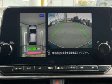 フロント・サイド・バックカメラに切り替えが可能で見えにくい死角をサポート!