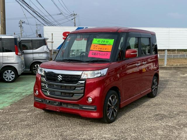 スペーシアカスタム Zターボ デュアルカメラブレーキサポート 