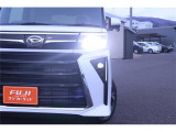 LEDヘッドライトで暗い夜道も明るく照らしてくれます!
