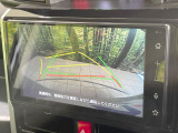 【バックカメラ】駐車時に後方がリアルタイム映像で確認できます。大型商業施設や立体駐車場での駐車時や、夜間のバック時に大活躍!運転スキルに関わらず、今や必須となった装備のひとつです!