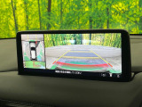 【360&deg;ビューモニター】専用のカメラにより、上から見下ろしたような視点で360度クルマの周囲を確認することができます☆死角部分も確認しやすく、狭い場所での切り返しや駐車もスムーズに行えます。