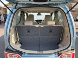 普段のお買い物や通勤、送迎等に十分な荷室スペースを確保しております。セカンドシートを倒すと、大きな荷物の積載も可能です♪