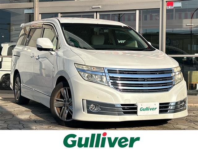 エルグランド 3.5 ライダー 白本革シート パワーシート 本革シート 修復歴無し