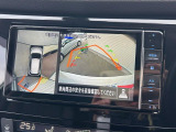 【アラウンドビューモニター】専用のカメラにより、上から見下ろしたような視点で360度クルマの周囲を確認することができます☆死角部分も確認しやすく、狭い場所での切り返しや駐車もスムーズに行えます。