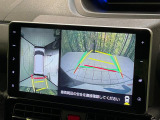 【パノラマモニター】専用のカメラにより、上から見下ろしたような視点で360度クルマの周囲を確認することができます☆死角部分も確認しやすく、狭い場所での切り返しや駐車もスムーズに行えます。
