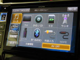 オーディオソース選択画面です。Bluetoothオーディオをご利用いただけます。